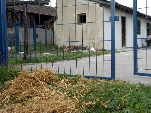 Štala sa koje je skinuta slama i unešena u ekonomat stadiona OFK Slatina / foto: D.Popaz