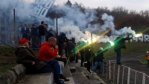 Navijači Timoka bodre svoj tim / foto: S.Krstić