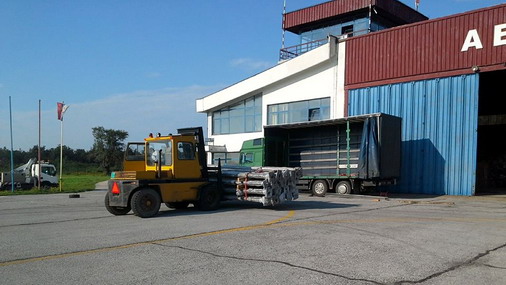 Radovi na infrastrukturi na Aerodromu u Boru/ foto: Aero klub Bor